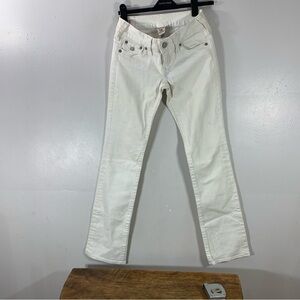 True religion Made in USA 100% White Cotton jeans